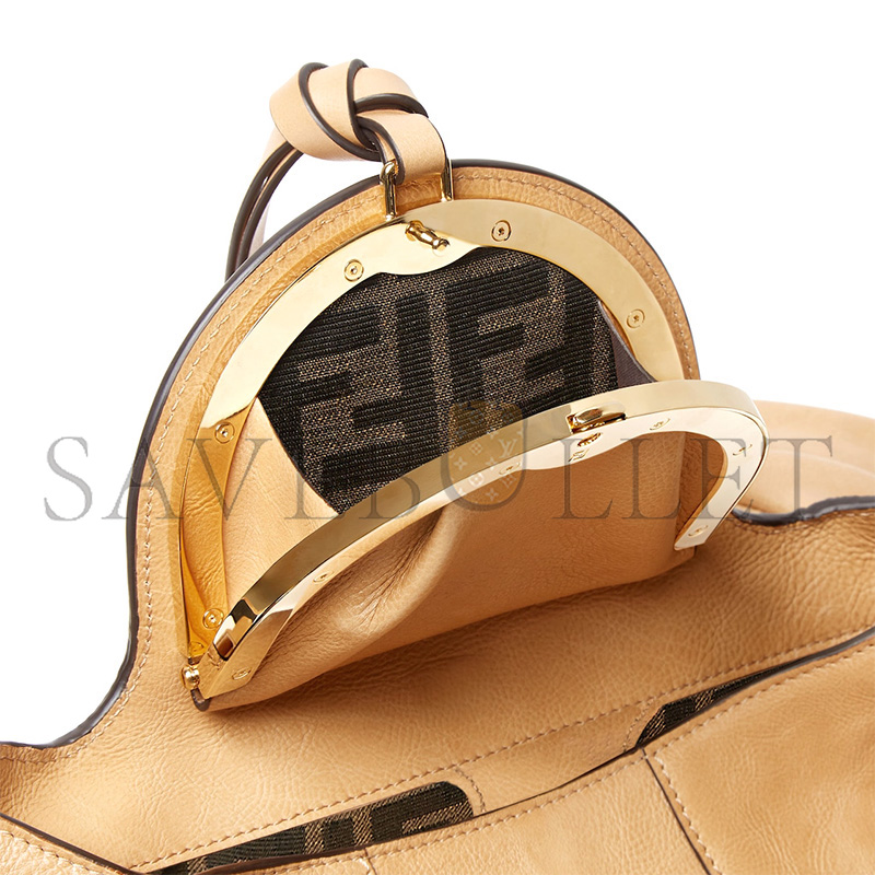 FENDI SPY BEIGE LEATHER BAG 8BR839AYCTF1I73 (48*22*20cm)
